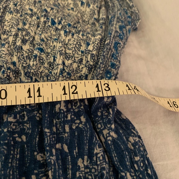 Free People Arizona blue floral romper (M) - Picture 7 of 8